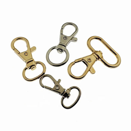 Alloy Dog Hook Clasps Swivel Snap Hook Buckle Hardware Accessories for Bags Strap Lobster Buckle Hook Bag Hardware Bag