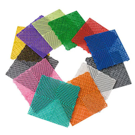 Fast Delivery Garage Tiles Interlocking Garage Floor Puzzle Pvc-Interlocking-Black-Garage-Floor-Tiles for Car Wash Drainage