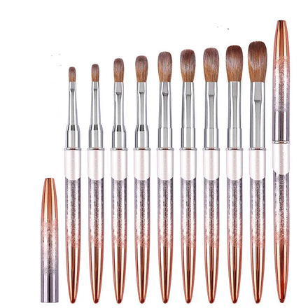 Private Label Luxury 100% Kolinsky Acrylic Nail Brush Pure Kolinsky Acrylic Nail Brush