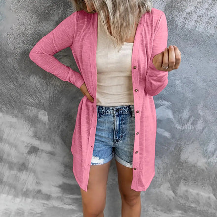 Wholesale RTS Women's Long Sleeve Lightweight Knit Cardigan Cable Knit Cardigan Open Front Sweater With Pockets