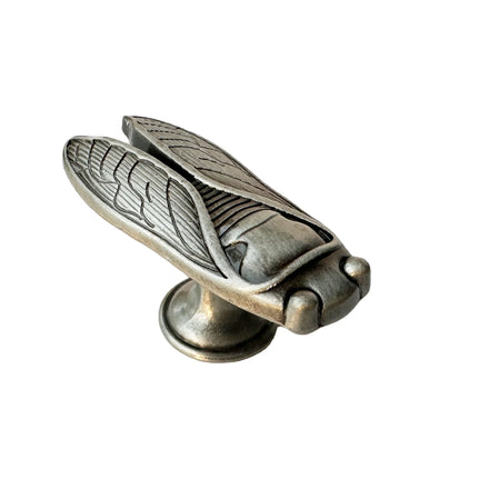 Zinc Alloy Cicada Cabinet Knobs & Drawer Handles for Dresser Kitchen Bedroom-Modern Design Eco-Friendly & Antirust