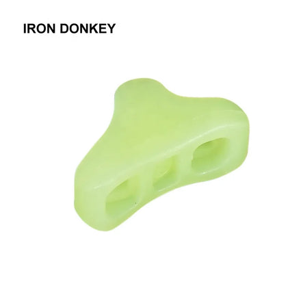 IRONDONEKY 1PCS Outdoor Tent Rope Buckle Glowing Triangle Stopper in the Dark Nighttime Light Rope Buckle Rope Adjuster