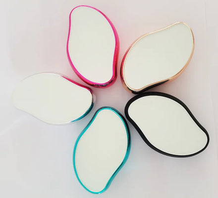 HZ Custom Hand and Leg Safe Physical Painless Smooth Glass Crystals Scrub Pads Tools Eraser Magic Crystal Hair Remover