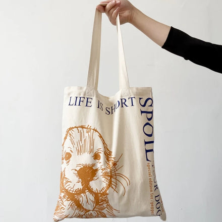 Eco-Friendly Large Cotton Canvas Tote Bag Thin Muslin Reusable Organic Shopping Bag with Custom Logo Printing Gifts Promotions