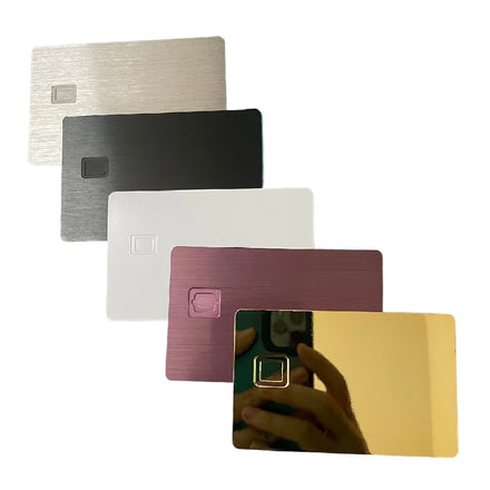 Ready to Ship Engraving Blanks Master Visa Gift Cards Stainless Steel Laser Credit Card Debit Card