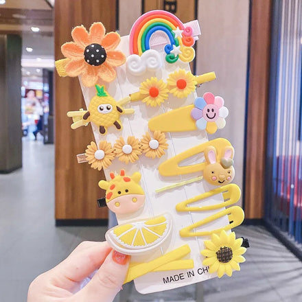 Children's Hair Girls Hair Pin Animal Princess Cute Girl Headdress Bb Clip Hair Bangs Clip Baby