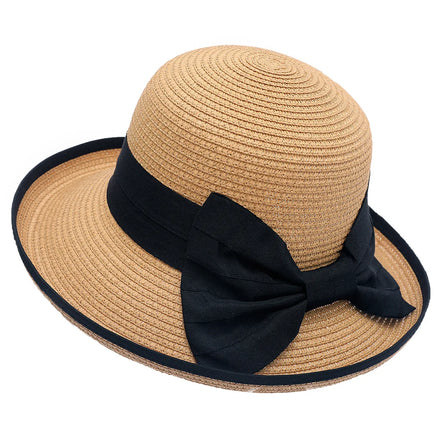 Hot Sale Sun Hats Sun Hat Uv protection Sun Roll Bucket Hat with Bow Tie for Ladies