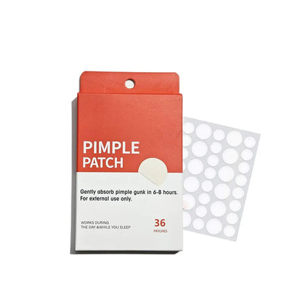 36 Dots Hydrocolloid Acne Patches Custom OEM Waterproof Transparent Pimple Stickers for All Skin Types Face Use