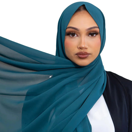 Premium Solid Bubble Chiffon Hijab Turban for Muslim Women Thick Shawl with Spring Tutorial Wholesale From Malaysia