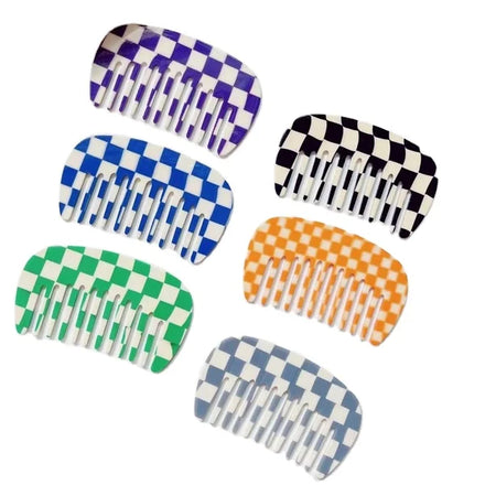 2026 Custom Hair Brush Combs Acetate Antistatic Hair Comb Straightening Pressing Acrylic Comb Set