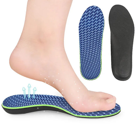 Arch Correction Flatfor Foot Inner Character Arch Support Sports Insole Shock Absorption EVA TPU Orthotic Insoles