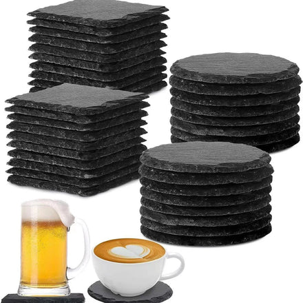 Wholesale 10cm Gemstone Carved Waterproof Cup Coaster for Drink Bar Kitchen Engraving