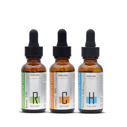 Private Label Facial Skin Care Anti Wrinkle Collagen Brightening Whitening Natural Organic Vitamin C Serum Face Oil Serum