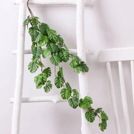 Rattan Simulation Plant Leaves Wall Wedding Yard Decoration Plants Wall Decoration Banquet Hall Decoration Plant
