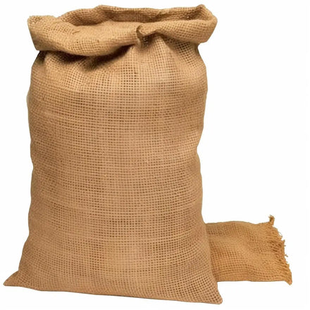 Custom Logo Printed Jute Dot Pattern Potato Sack Race Bags 24x40 for Outdoor Lawn Games Birthday Parties & Family Reunions