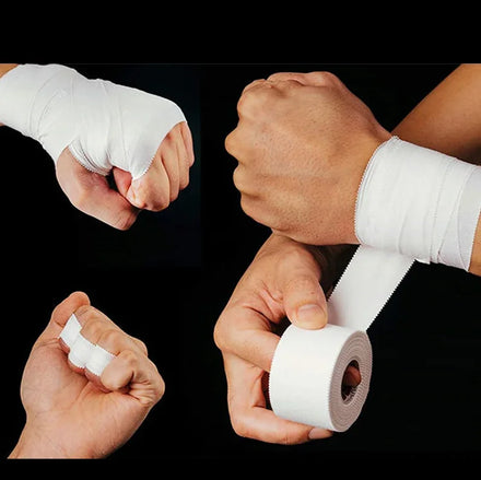 3.8cm Weight Lifting Antiwear Athletic Cotton Tape Adhesive Tape Cotton Zinc Oxide Non-elastic Sports Grip Tape