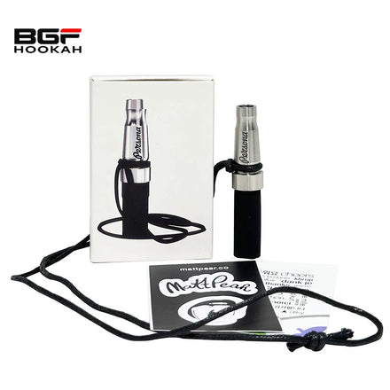 Custom Logo Individual Hookah Mouthpiece Mattpear Persona/Stainless Steel Shisha Filter/Hookah Mouth Tip