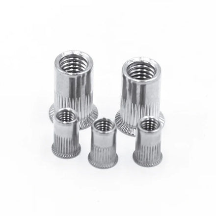 Professional Blind Rivets Nut Threaded Pull Stainless Steel Rivet Nut M3 Knurled Closed Pop Screw with Nut 10mm