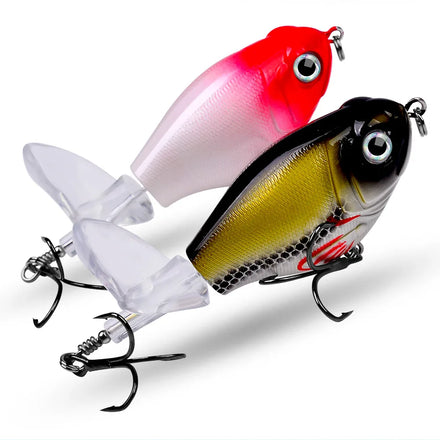 Hard Fishing Bait Propeller Surface Tractor 12g 16g Floating Pencil Bionic Noise Decoy Rotating Fishing Luers