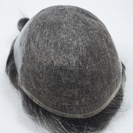 Wholesale Q6 Human Hair Lace Toupee Mens Hair Replacement Wigs