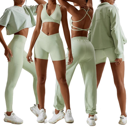 Hot Sell Sportswear Fitness Sets Yoga Leggings Workout Gym Yoga Set for Women