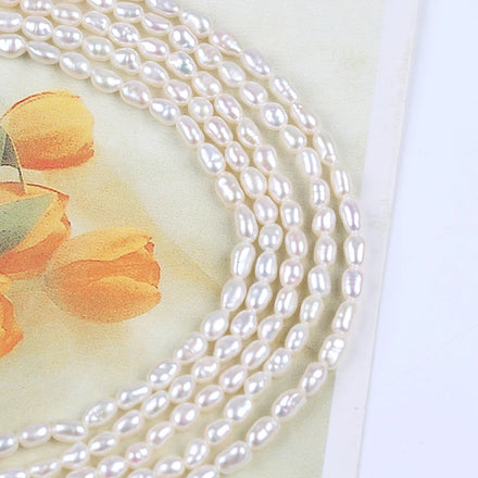 Zhuji Wholesale Natural Baroque Freshwater Pearls 3-4mm Real Loose Beads Strand Beautiful Jewelry for Your Style
