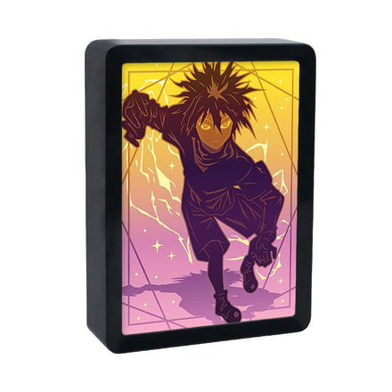 Killua Zoldyck Figure Anime Hunter X Hunter Custom Shadow Box Frame Picture 3D Night Light LED Desk Lamp Gift Items