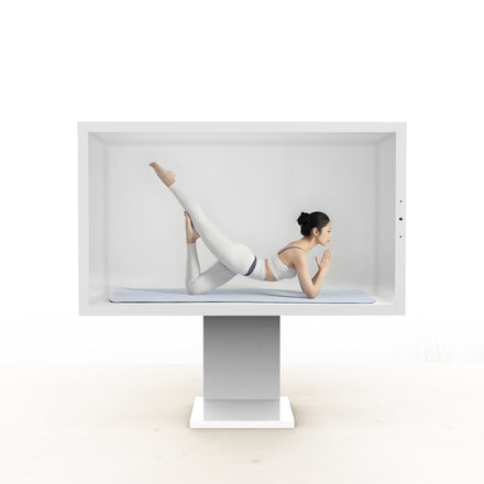 32 Inch Interactive 3D Holobox Lcd Touch Screen Advertising Monitor Transparent LCD Display Box