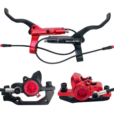 2 Piston Hydraulic Brake Intelligent Power Cut Off Oil Disc Brake for Electric Scooter Mountain Bike