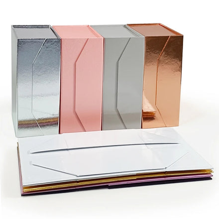 Promotional Oem Rose Gold Shipping Boxes Cheap Personalized Custom Cardboard Gift Boxes with Magnetic Lid