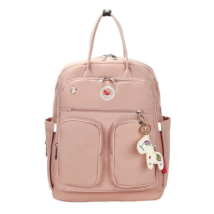 Easy-Tie Waterproof Fashion Lady Baby Disposable Diaper Backpack with Mummy Mommy Design