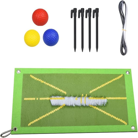 Factory in Stock 2023 New Golf Swing Mat Golf Practice Mat That Shows Swing Path Golf Training Impact Mat for Swing Detection
