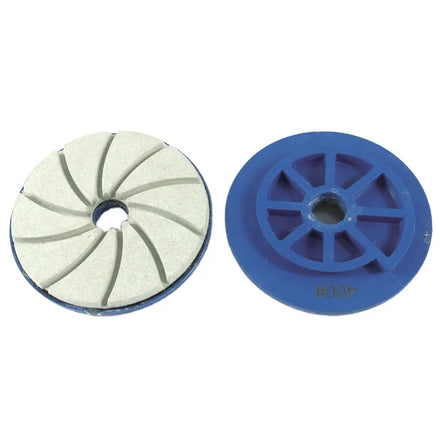 Fullux 4 Inch Turbo Edge Buffing Pads with Snail Lock for Stone Edge Polishing OEM Available