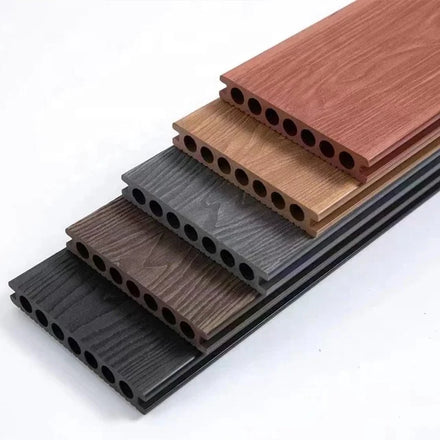 3D Embossing Wood Grain Composite WPC Decking Flooring Exterior Decking