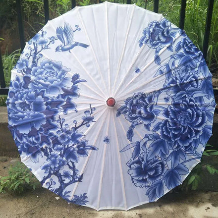 Wholesale Wedding Parasols Manual Control Straight Umbrella Decorations 60 Colors Chinese Craft Fabric Cheap Wedding Supplies
