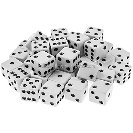 8 Mm D6 6 Sides Dice for Gambling Casinos Board or Card Games Glitter Acrylic Dice