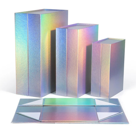 Luxury Custom Logo Small Cute Free Decorative Cardboard Cartons Clothing Holographic Corrugated Bustom Shipping Boxes