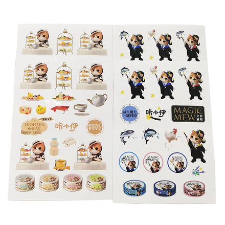 Direct Factory Printing Cheap Adhesive Full Anime Design Custom Kiss Cut Stickers Sheet