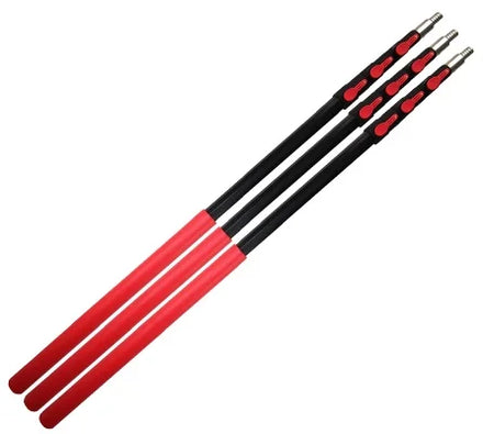 Extentool 9m Square Aluminum Extension Tube New Design Spring Button Lock Telescopic Pole