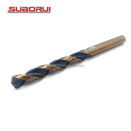 SUBORUI DIN338 Jobber Length Twist Brocas Para Metal Broca De Cobalto M35 HSS Cobalt Drill Bit for Stainless Steel Metal