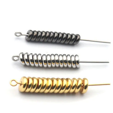Non Tarnish Stainless Steel Flat Disc Spacer Bead Round Loose Beads DIY Jewelry Findings Wholesale