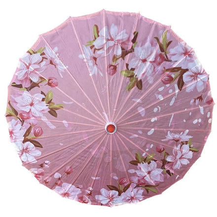 Wholesale Chinese Craft Manual Control Wedding Parasols and Umbrellas Fabric Wedding Umbrellas with Printed Straight Pattern