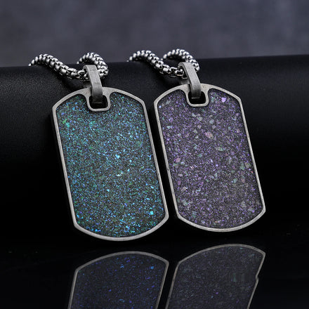Custom Logo Name Fashion Jewelry Pendants & Charms Punk Galaxy Necklace Pendants for Men HipHop Rappers Cocktail Party Jewelry