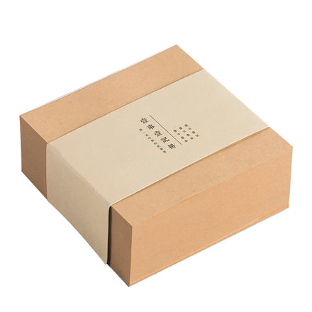400 Sheets Kraft Brown Sticky Notes 4*4 Inches Self-Stick Note Cube Office Study Daily Use Strong Adhesive Memo Cube Pads