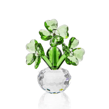 Indian Style Top K9 Crystal Flower Wedding Favor Clear Transparent Glass Shade Paperweight Table Centerpieces Valentine's Day