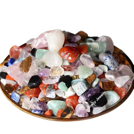 Natural Gemstone Chips Chakra Tumblestone Jewelry Craft Reiki Healing Crystals Tumble Stone Chips Bulk