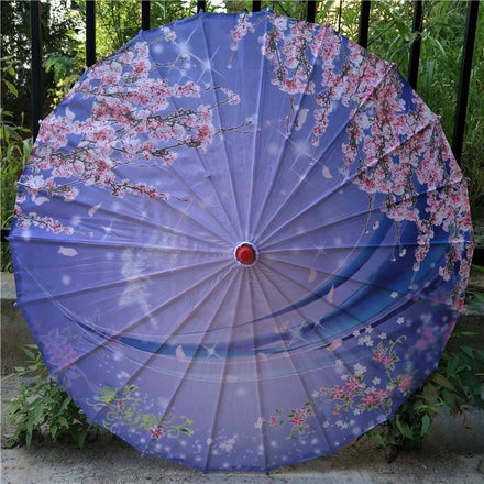 Wholesale Cheap Wedding Parasol 60 Colors Chinese Craft Fabric Umbrella Manual Design Style Paper Umbrella in Stock