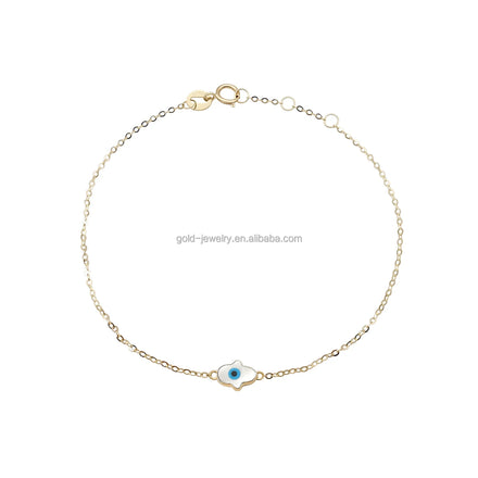Pure Gold Jewelry 14K Solid Yellow Gold Bracelet Unique Classic Design Fine Jewelry Wholesale Hot Selling