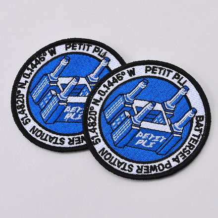 Custom Luxury Garment Embroidered Patches Clothing Iron on Embroidery Patch Sew-On Woven Patches Labels for Hat