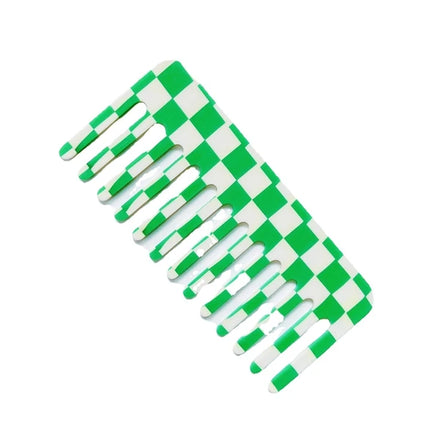 2026 Direct Selling Delicate Acetate Plate Comb Marbling Leopard Cellulose Pink Resin Wide Tooth Comb Acetate Acid Comb